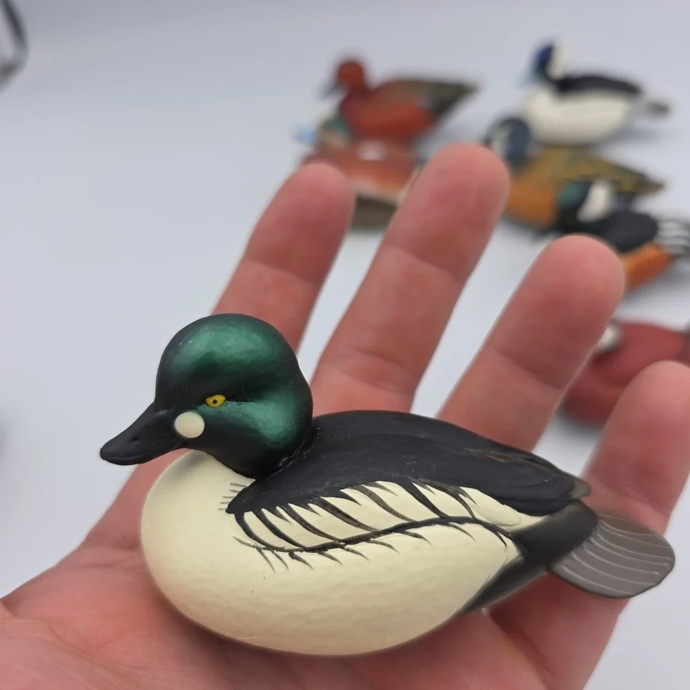 Jett Brunet Miniature Decoy Ducks Unlimited Decoys Lot Of 8  2006-2011, 013,015